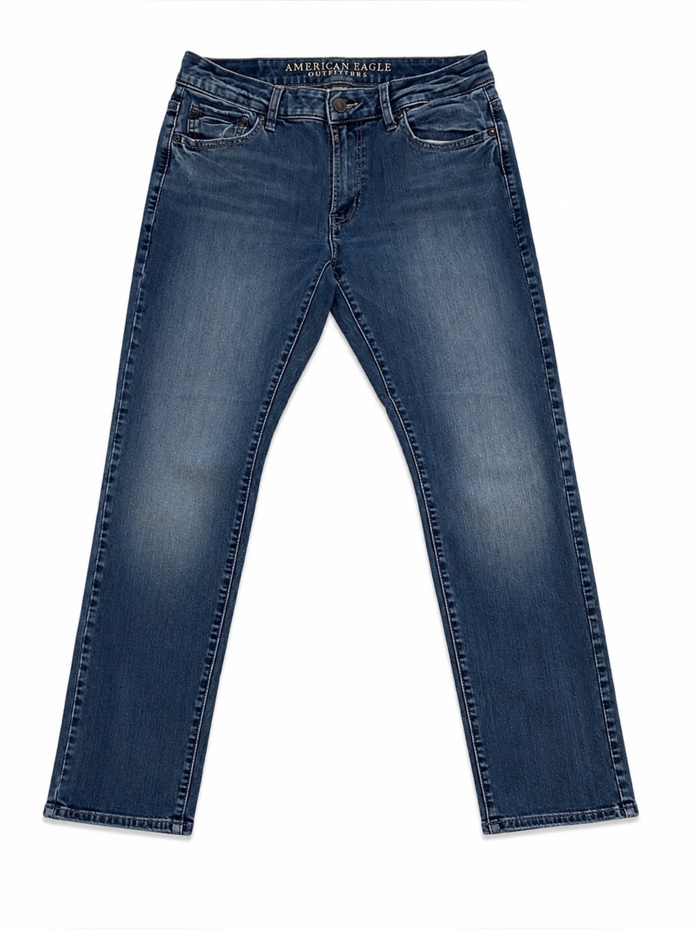30x30 AMERICAN EAGLE 360 EXTREME FLEX SLIM JEANS MENS BLUE STRETCH DENIM